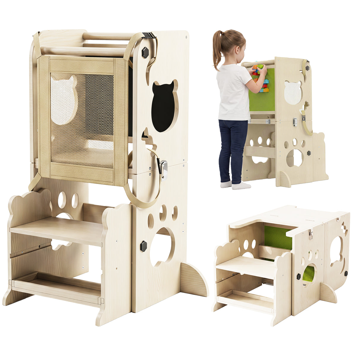 4-in-1 Toddler Standing Tower
