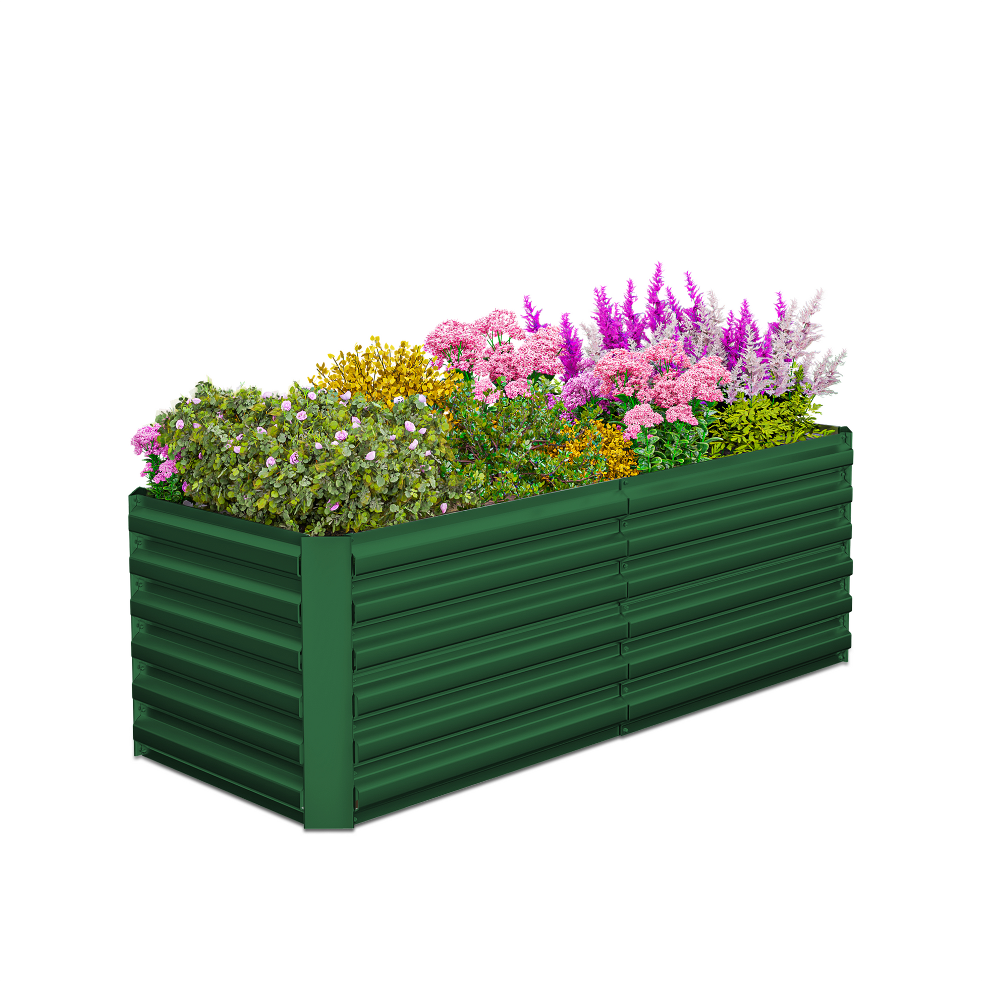 Outdoor Metal Raised Garden Bed

