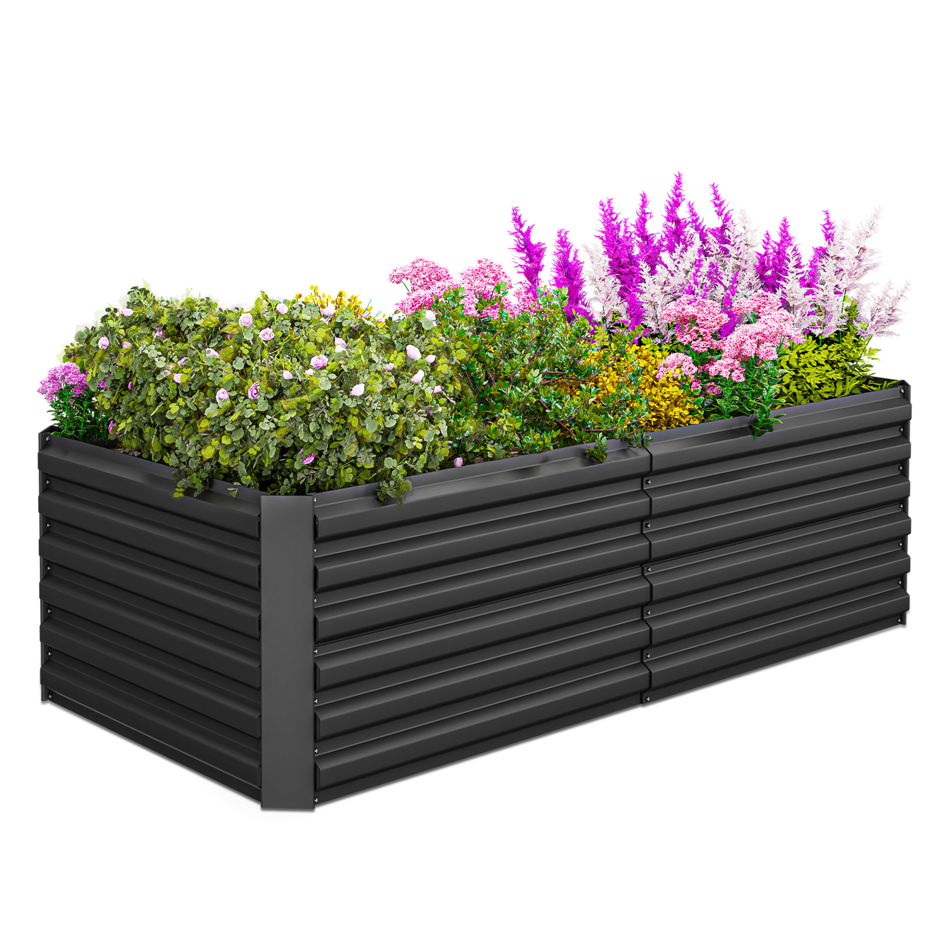 Outdoor Metal Raised Garden Bed

