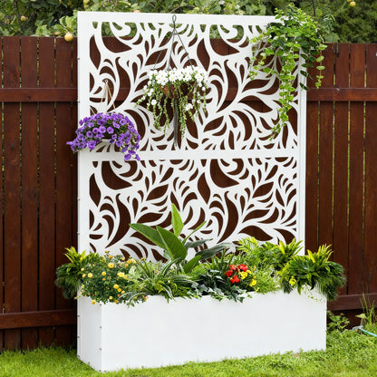 Outdoor Raised Garden Bed for Climbing Plants