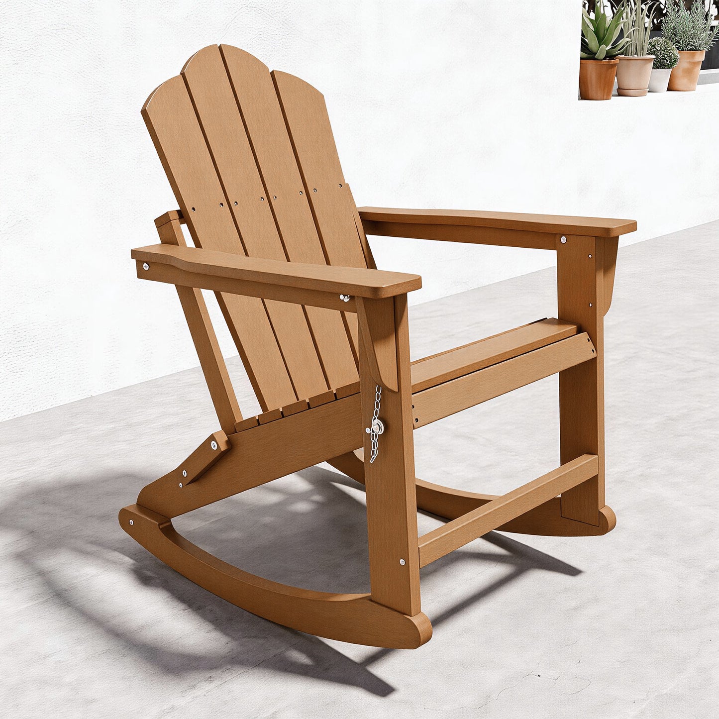 Patio Rocking Chair Folding Adirondack Chair – Foowin
