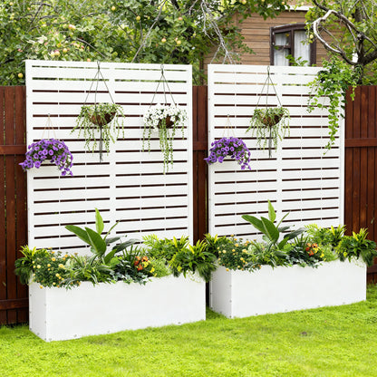 Outdoor Raised Garden Bed for Climbing Plants