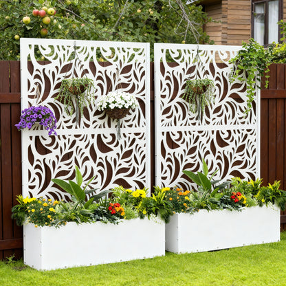 Outdoor Raised Garden Bed for Climbing Plants