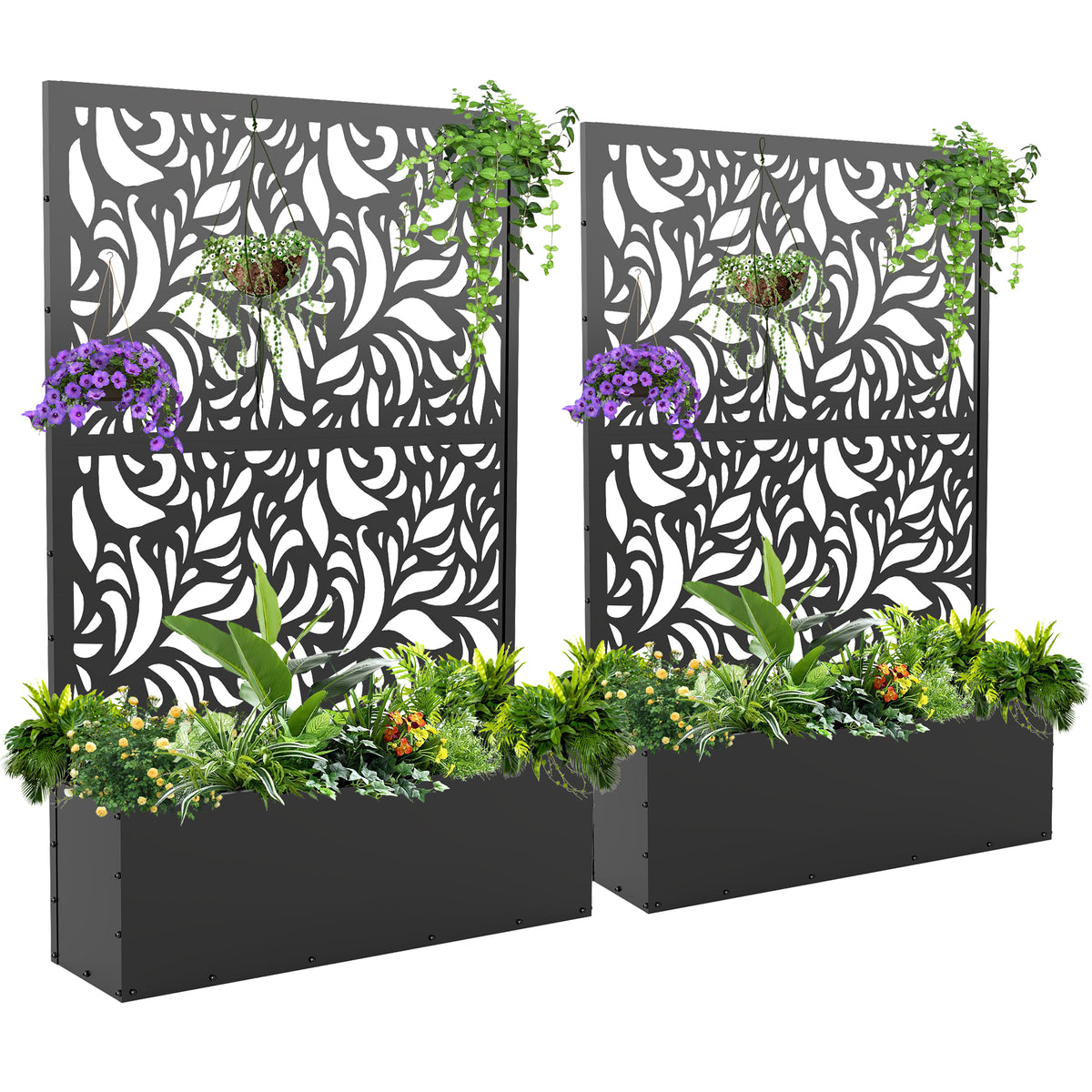 Outdoor Raised Garden Bed for Climbing Plants