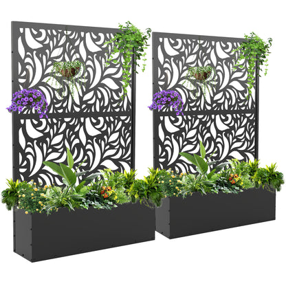 Outdoor Raised Garden Bed for Climbing Plants