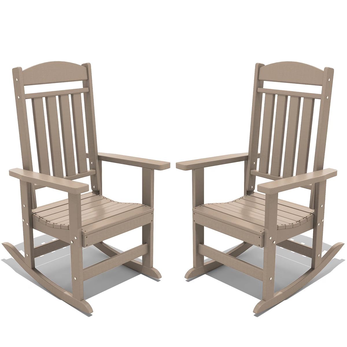 Modern HDPE Patio Rocking Chairs