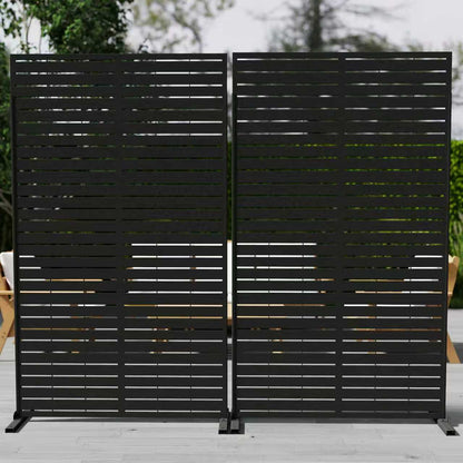 Outdoor Metal Privacy Screen Galvanized Decorative Screen

