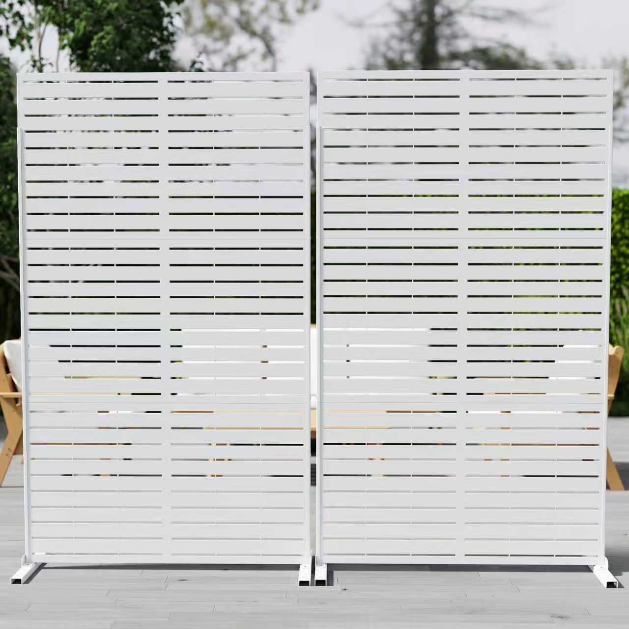 Outdoor Metal Privacy Screen Galvanized Decorative Screen