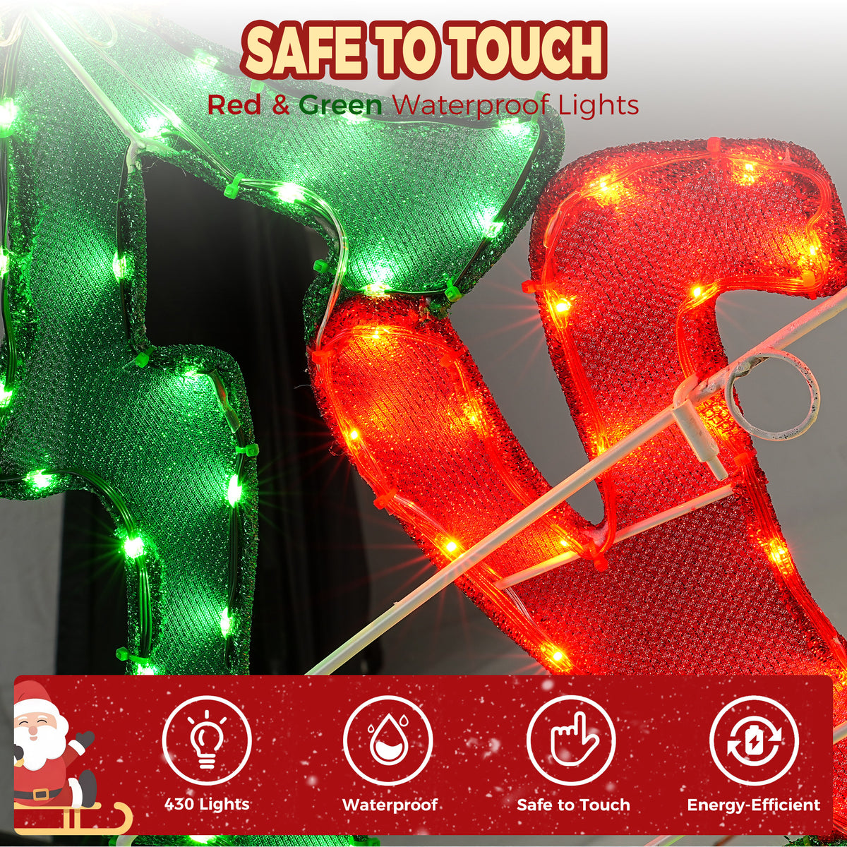 72 Inch Merry Christmas Light Sign