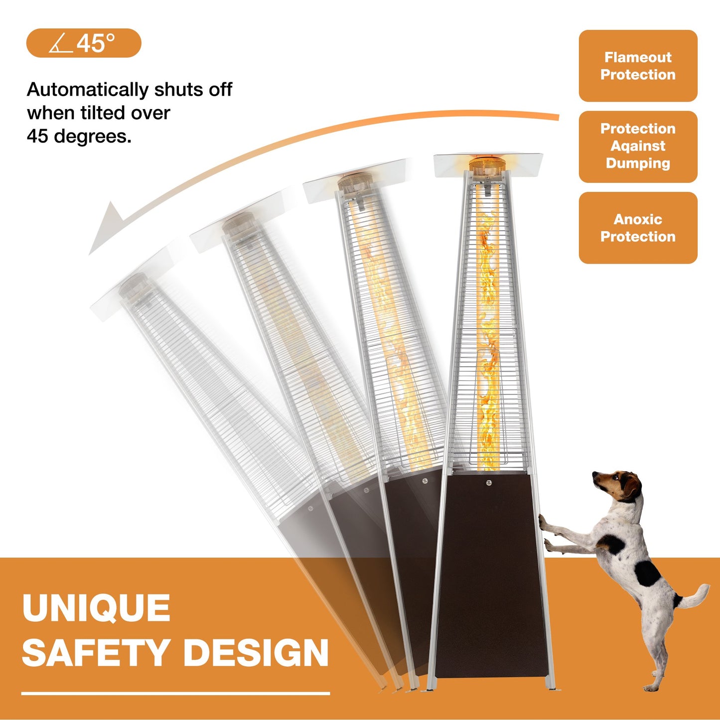 Outdoor 48000 BTU Patio Heater - Bronze