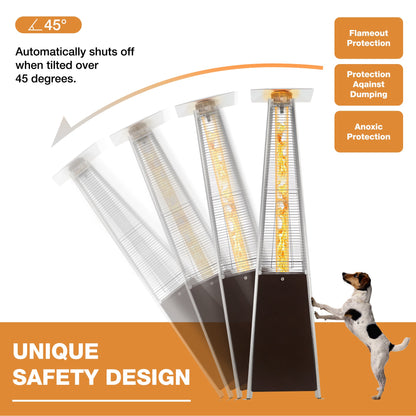 Outdoor 48000 BTU Patio Heater - Bronze