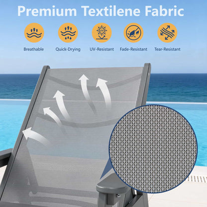 Resort-Style Poolside Chaise Lounge Chair – Foowin
