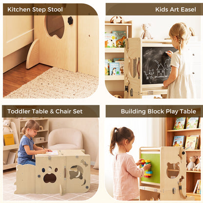 4-in-1 Toddler Standing Tower