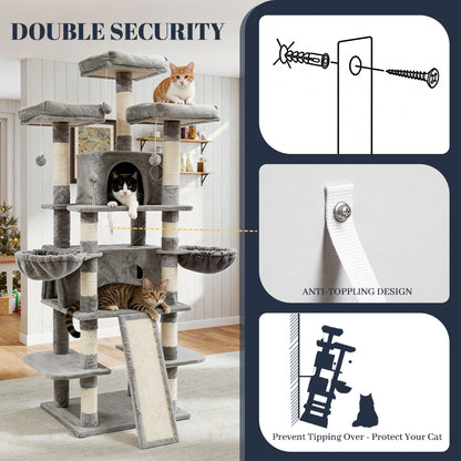 Multi-Level Cat Tree 68"
