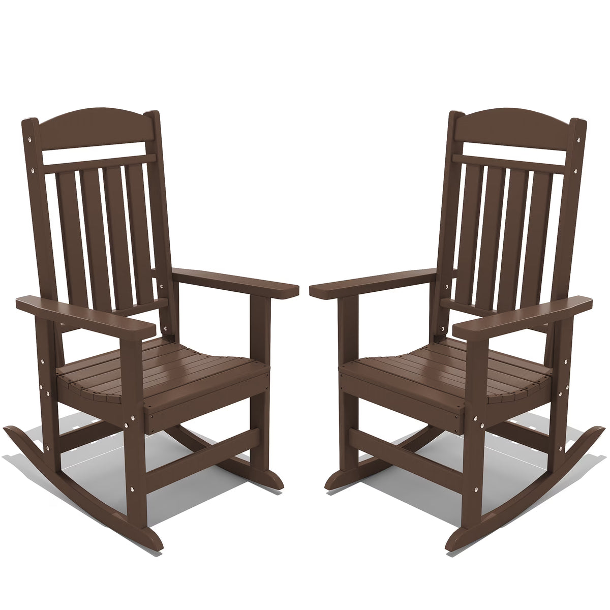 Modern HDPE Patio Rocking Chairs