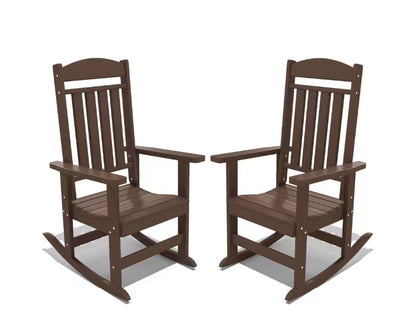 Modern HDPE Patio Rocking Chairs