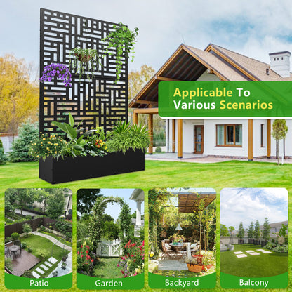 Outdoor Raised Garden Bed for Climbing Plants