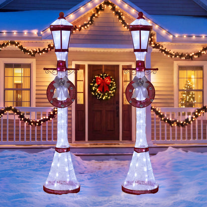 6FT Outdoor Christmas Lamppost