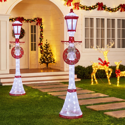 6FT Outdoor Christmas Lamppost