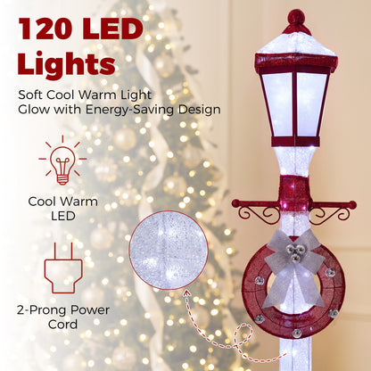 6FT Outdoor Christmas Lamppost