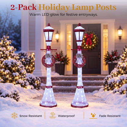 6FT Outdoor Christmas Lamppost