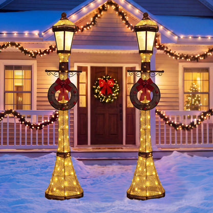 6FT Outdoor Christmas Lamppost