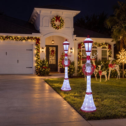 6FT Outdoor Christmas Lamppost