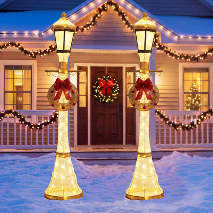 6FT Outdoor Christmas Lamppost