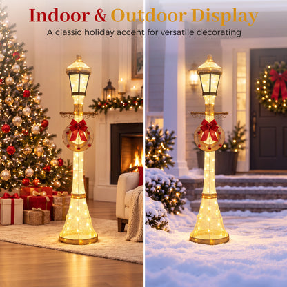 6FT Outdoor Christmas Lamppost