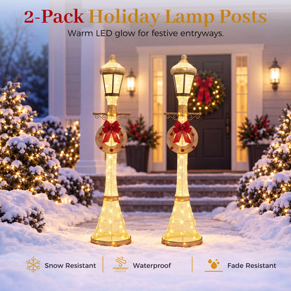 6FT Outdoor Christmas Lamppost