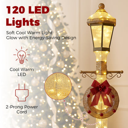 6FT Outdoor Christmas Lamppost