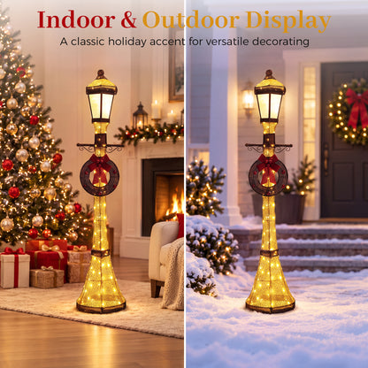 6FT Outdoor Christmas Lamppost
