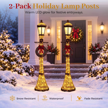 6FT Outdoor Christmas Lamppost