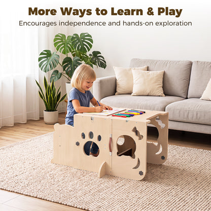 4-in-1 Toddler Standing Tower