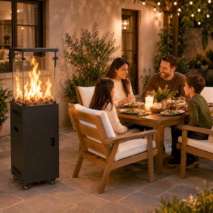 55" Propane Fire Pit Column