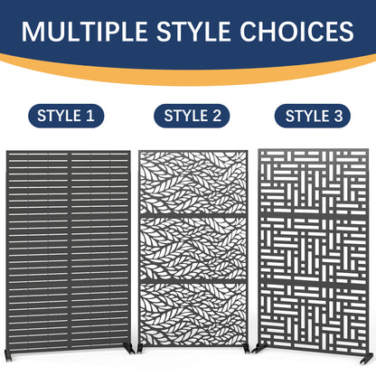Outdoor Metal Privacy Screen Galvanized Decorative Screen