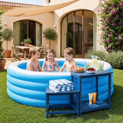 HDPE 2-Tier Outdoor Side Table
