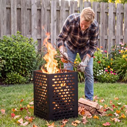 63 Gallon Ultra Brun Barrel Outdoor Incinerator