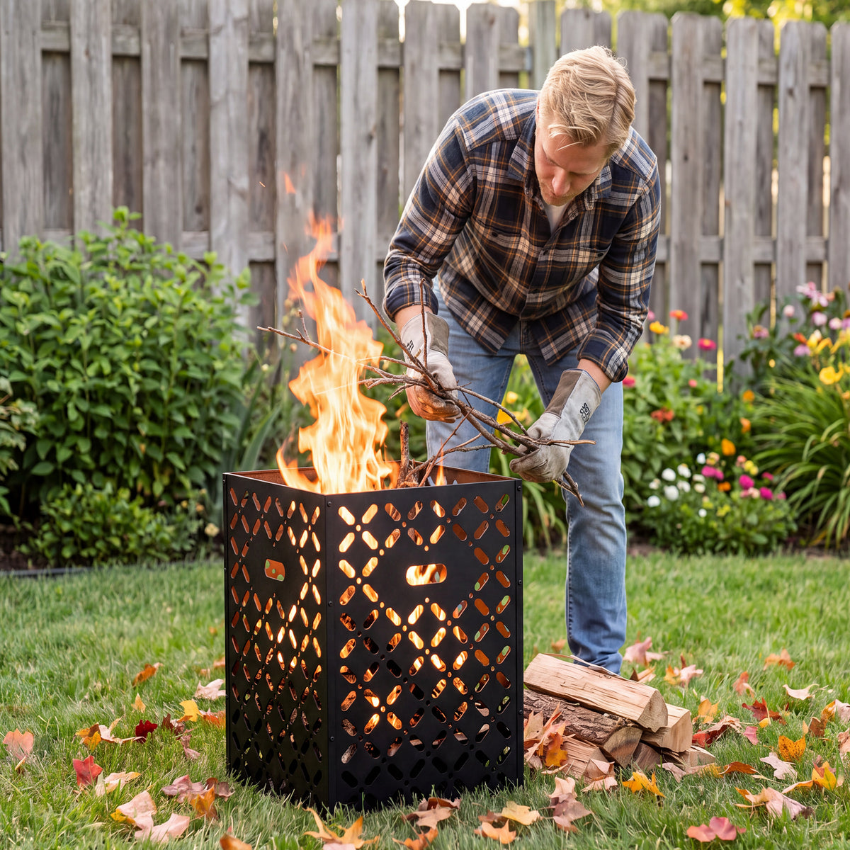63 Gallon Ultra Brun Barrel Outdoor Incinerator