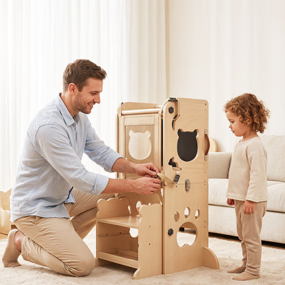 4-in-1 Toddler Standing Tower