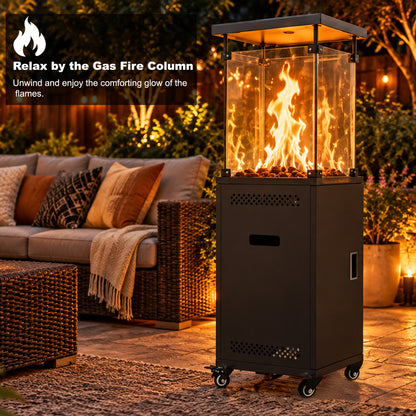 55" Propane Fire Pit Column