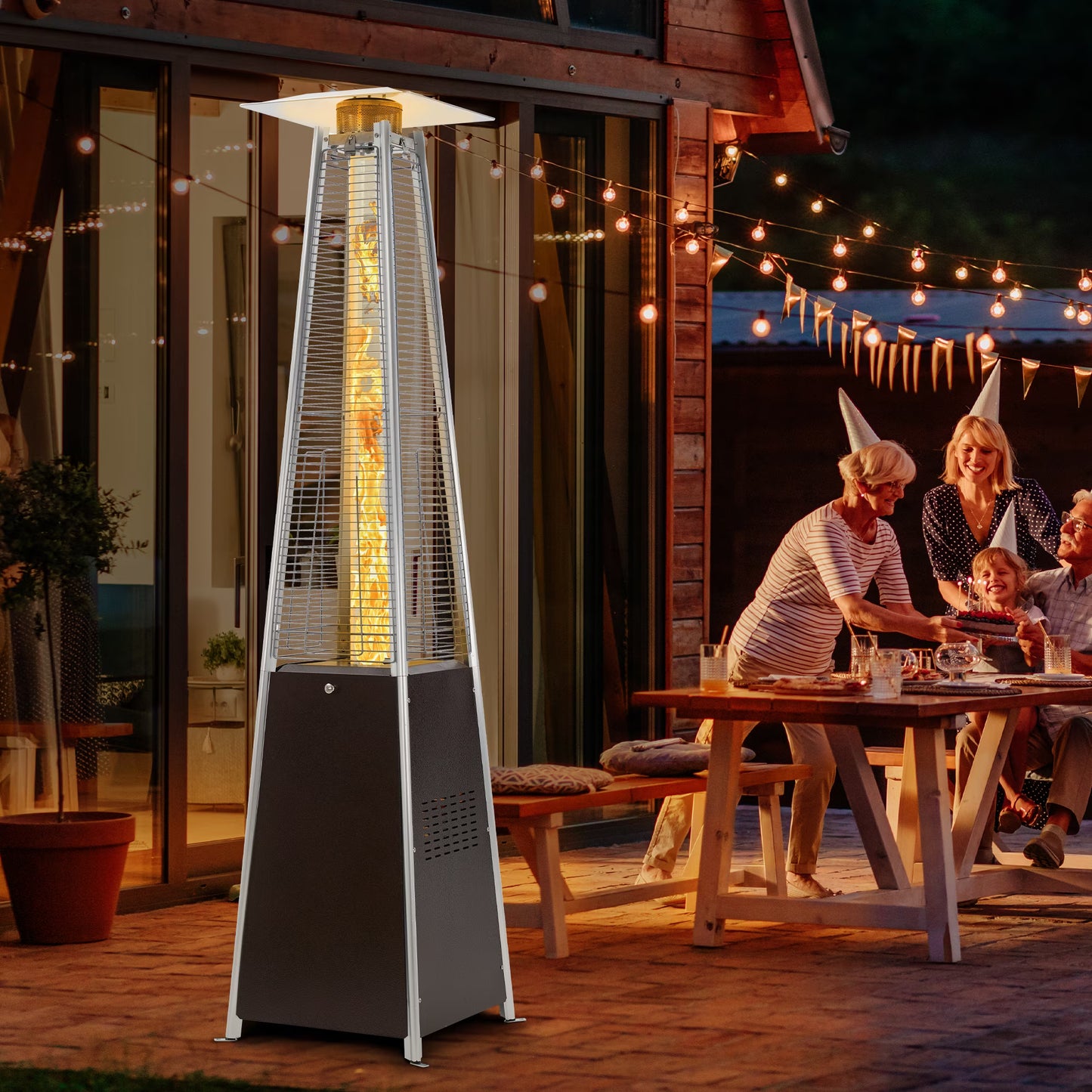 Outdoor 48000 BTU Patio Heater - Bronze