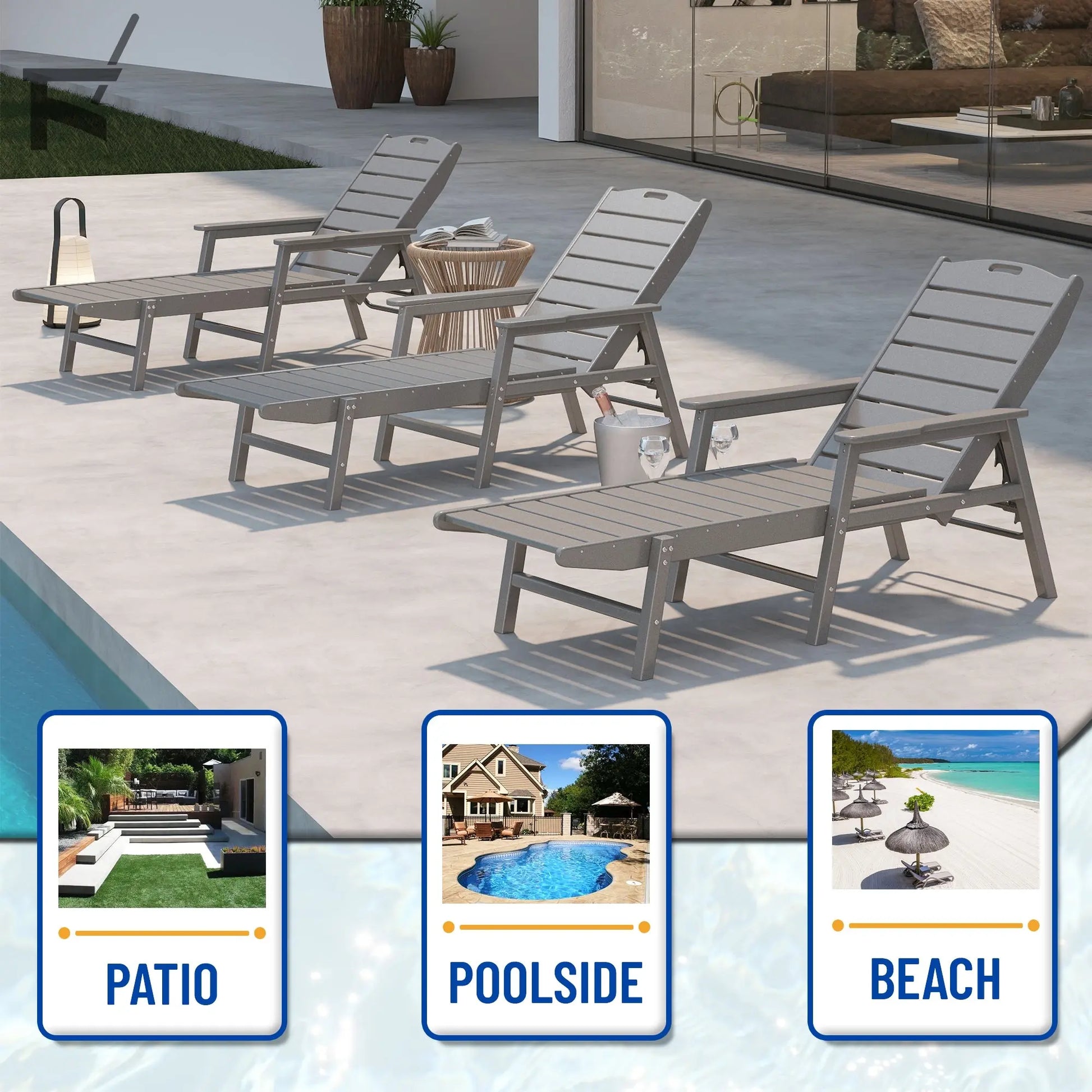 modern outdoor rocking chair
