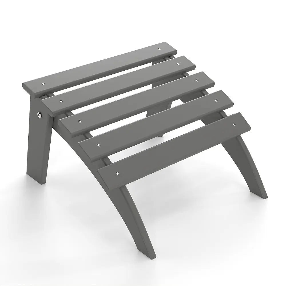 All-Weather Folding Adirondack chair Ottoman Foowin