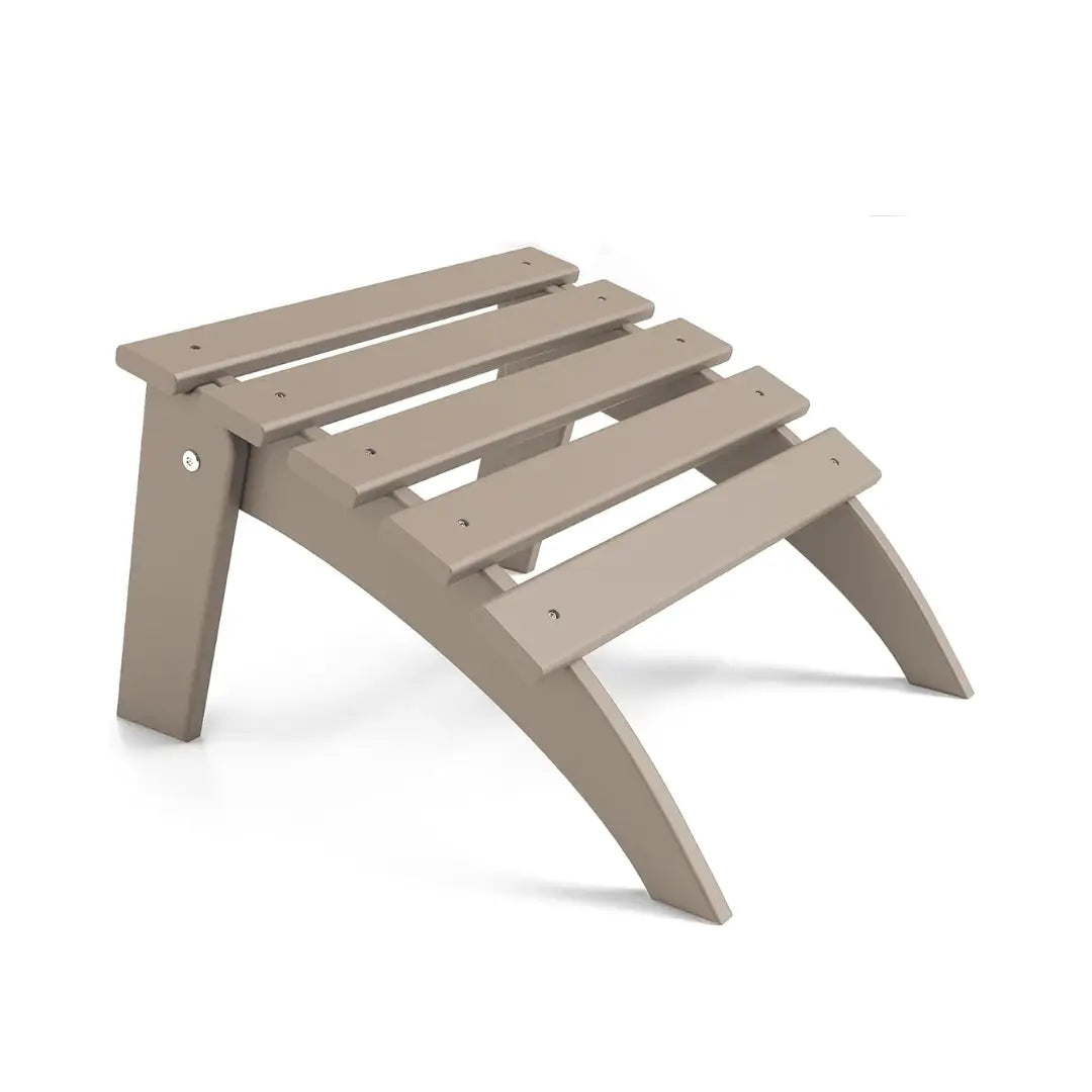 All-Weather Folding Adirondack chair Ottoman Foowin