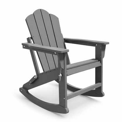 Patio Rocking Chair Folding Adirondack Chair – Foowin