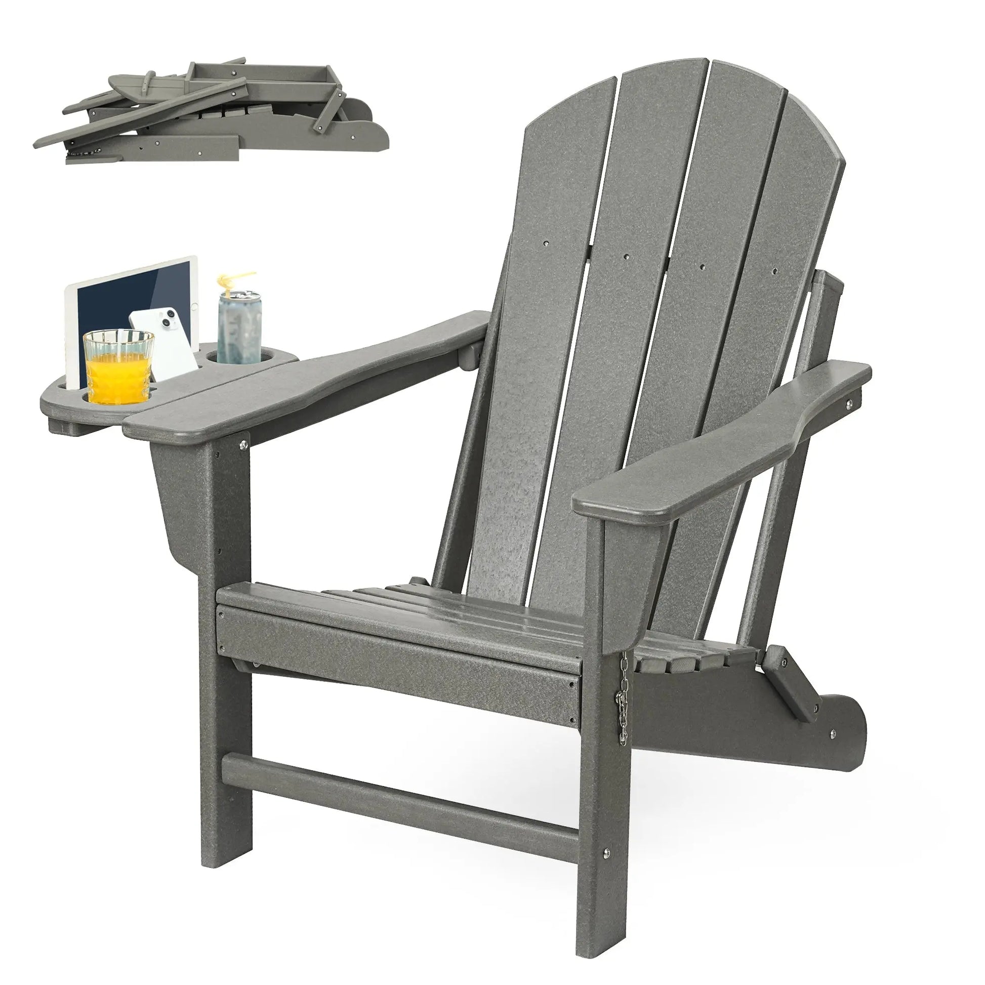 adirondack chairs with cup holder