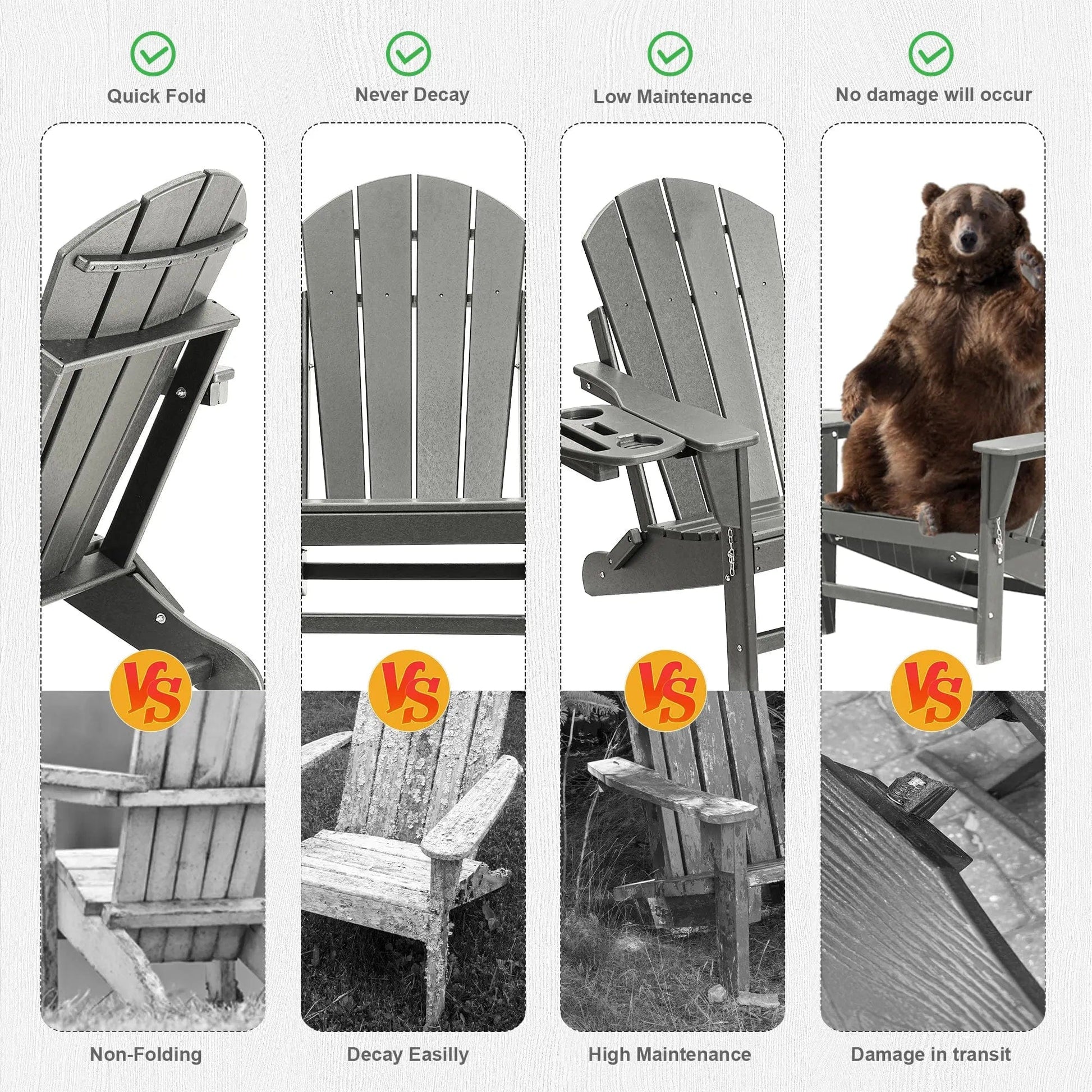 folding patio rocking chairs