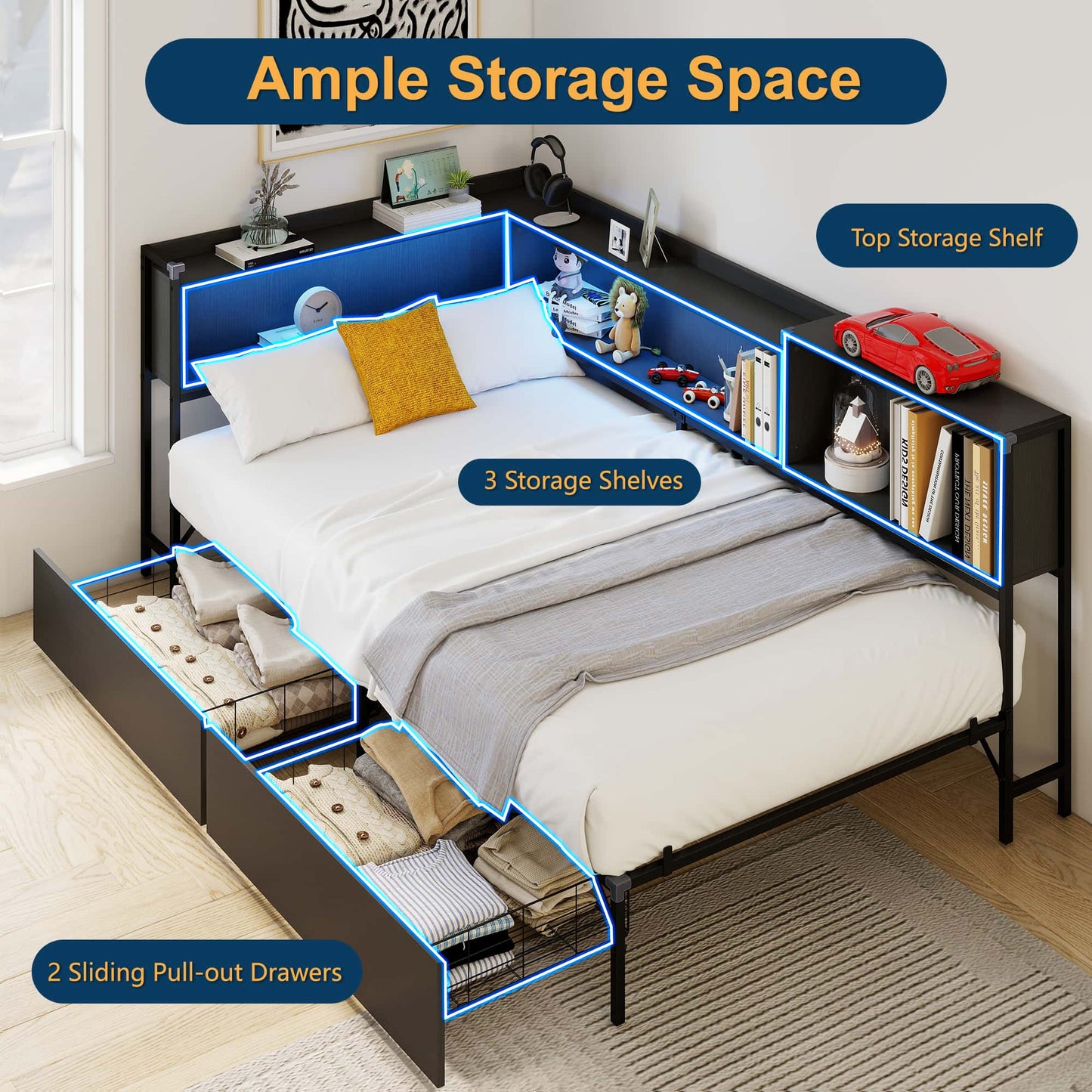 Corner Bed Frame