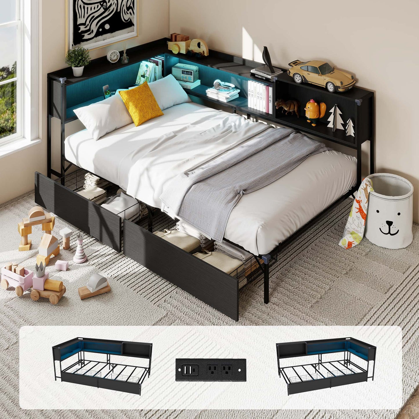 Corner Bed Frame